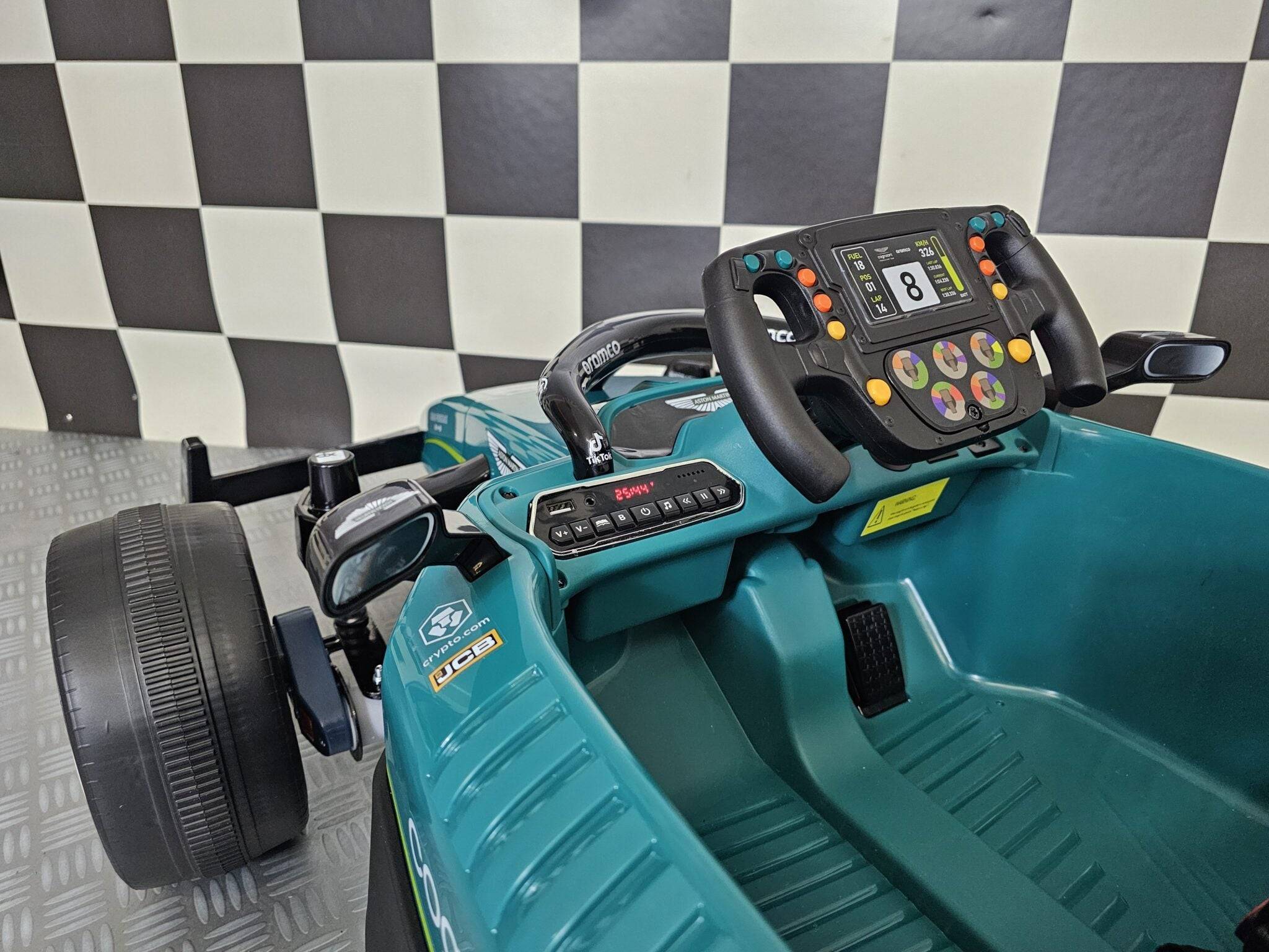 Auto Elettrica per Bambini Aston Martin F1 24 V – Verde - Image 10