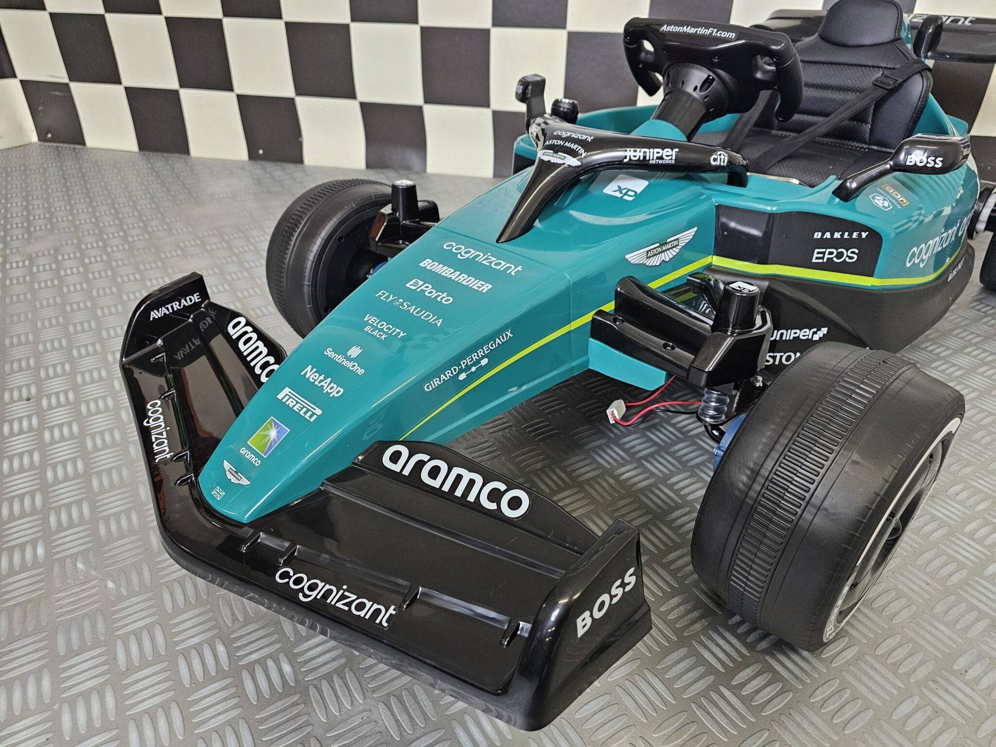 Auto Elettrica per Bambini Aston Martin F1 24 V – Verde - Image 7