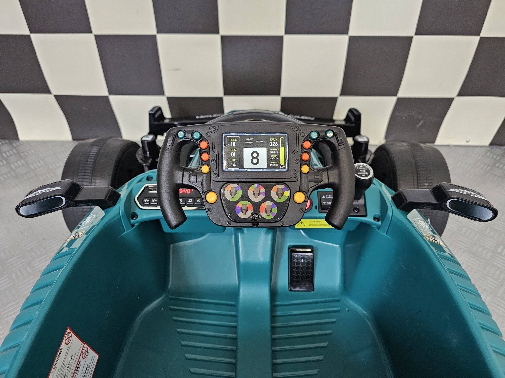 Auto Elettrica per Bambini Aston Martin F1 24 V – Verde - Image 9