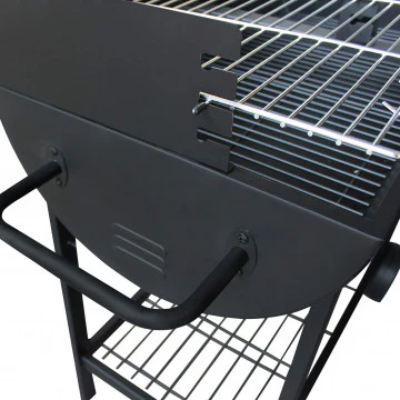 Barbecue a carbonella Wisconsin con struttura in acciaio verniciato nero - Image 3