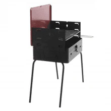Barbecue a Valigetta 40x30x72h - Leggero, Portatile, Griglia Regolabile - Image 3