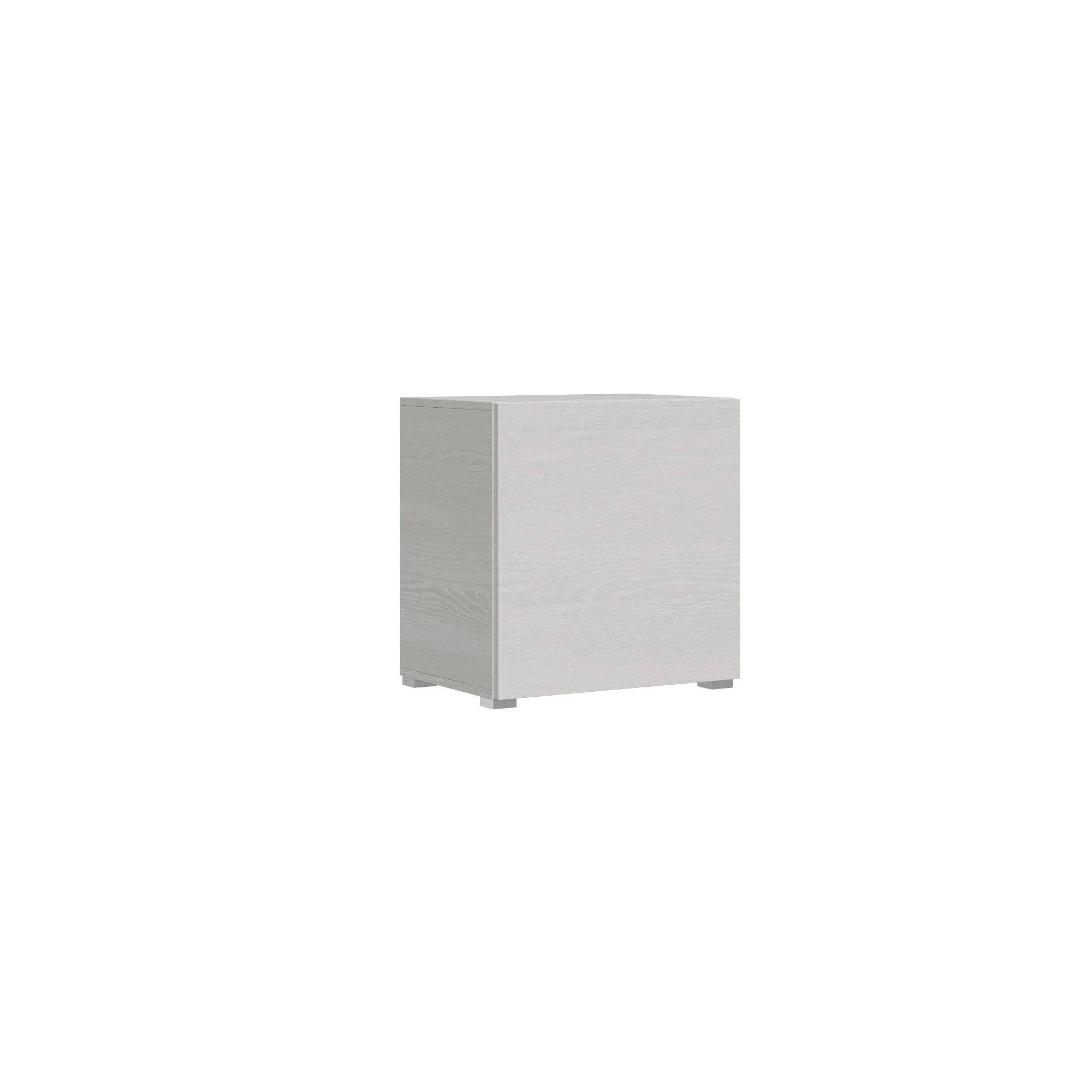 Base a terra L.60 H.60 P.39,2 con piedini sx-dx in legno