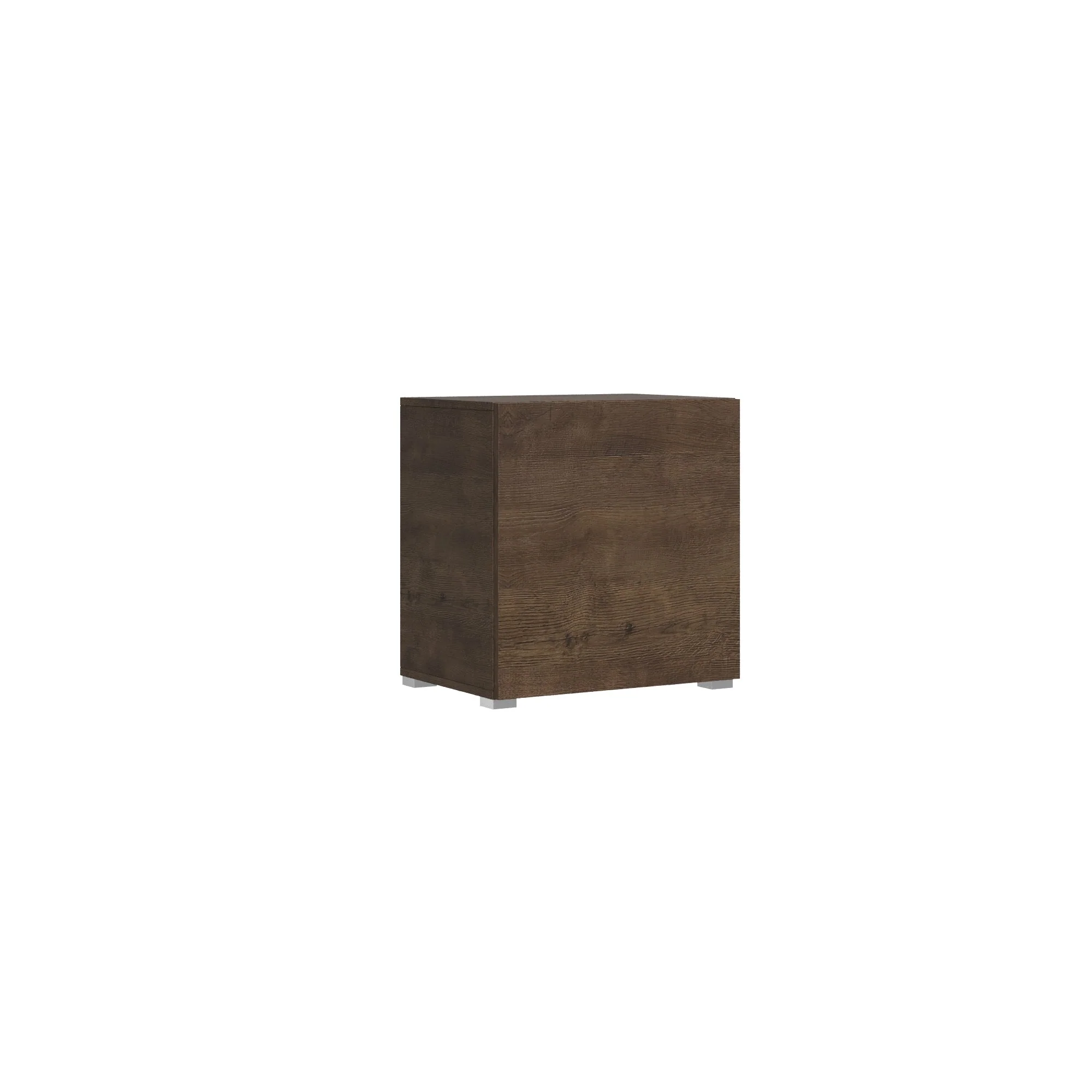 Base a terra L.60 H.60 P.39,2 con piedini sx-dx in legno - Image 2