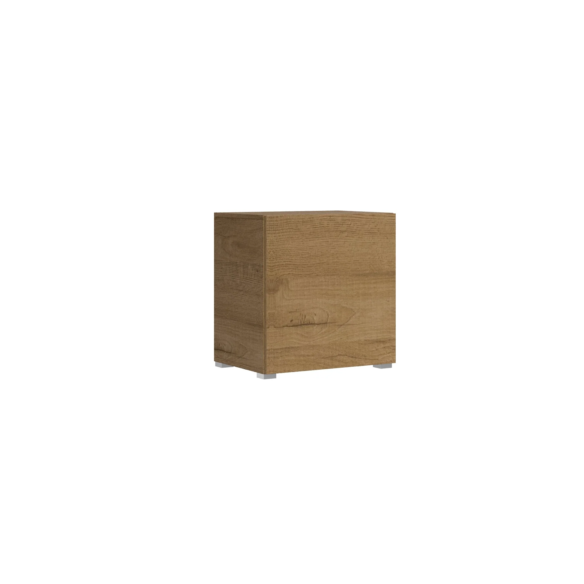 Base a terra L.60 H.60 P.39,2 con piedini sx-dx in legno - Image 3