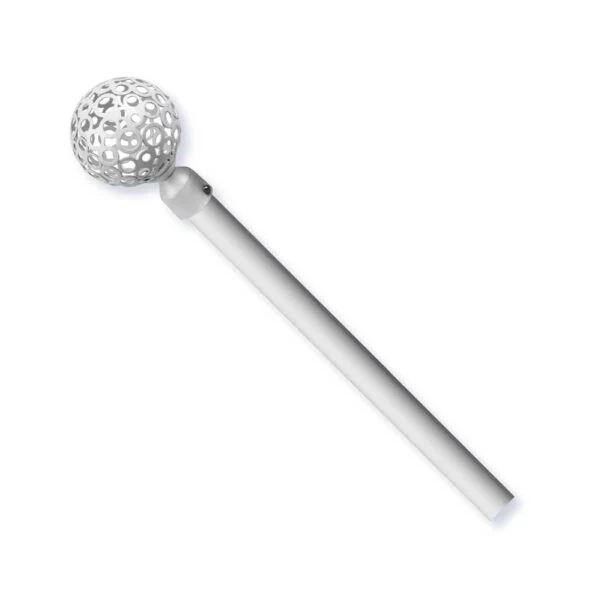 Bastone per Tende in Acciaio Estensibile 120-210cm Boccia Fiore
