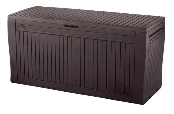 Baule in Resina Keter 270lt Marrone con Capacità Seduta 200kg