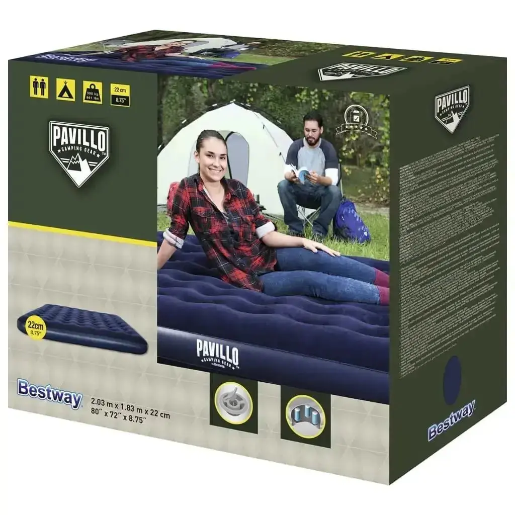 Bestway Materasso Gonfiabile Floccato 203 x 152 x 22 cm 67004 - Image 10