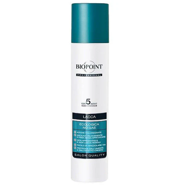 BIOPOINT LACCA CAPELLI ECOLOGICA NO GAS CON 5 AZIONI 300 ML - Image 2