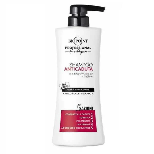 BIOPOINT PROFESSIONAL ANTICADUTA SHAMPOO 5 AZIONI 400 ML