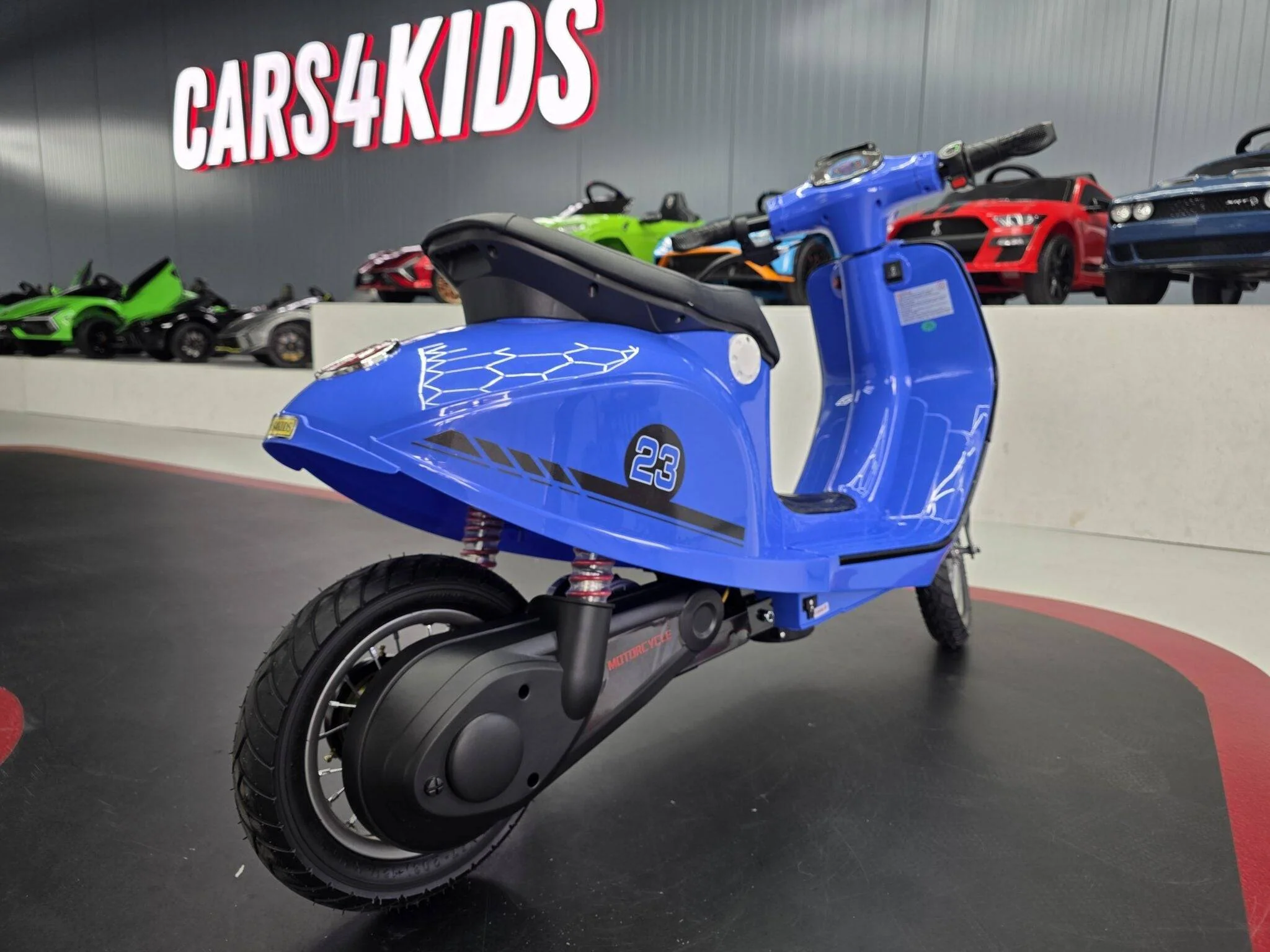 Scooter Elettrico per Bambini 24 V – Blu - Image 4