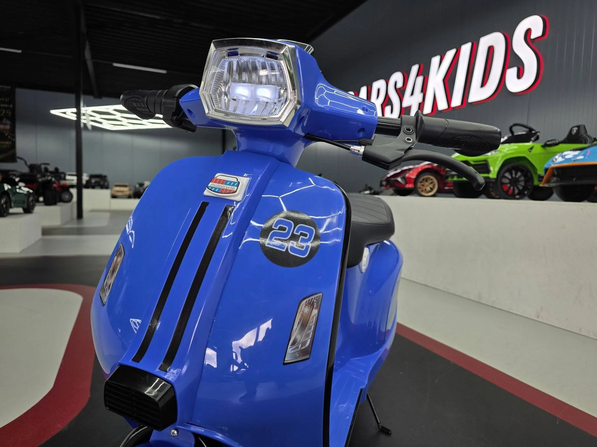 Scooter Elettrico per Bambini 24 V – Blu - Image 6