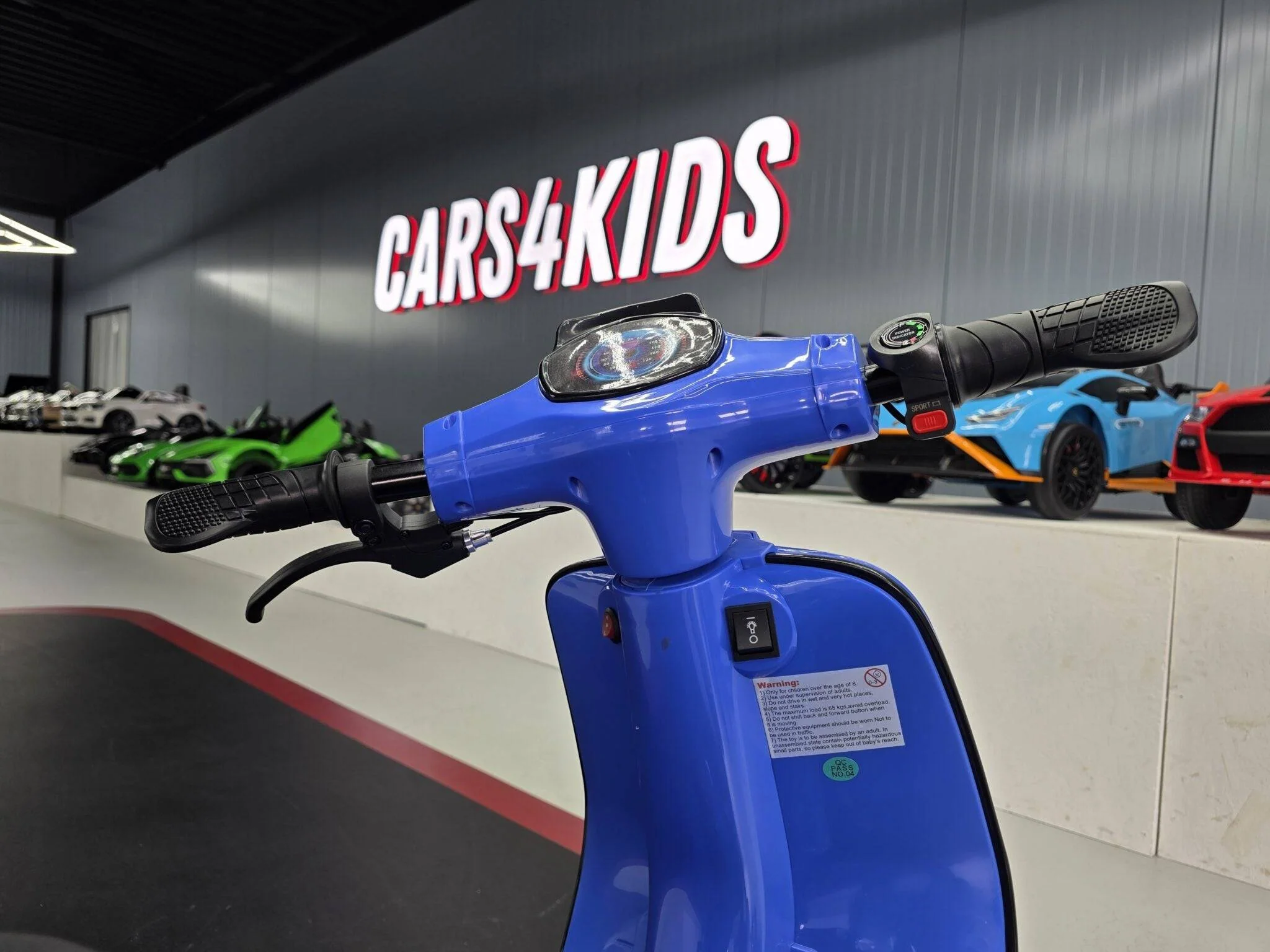Scooter Elettrico per Bambini 24 V – Blu - Image 7