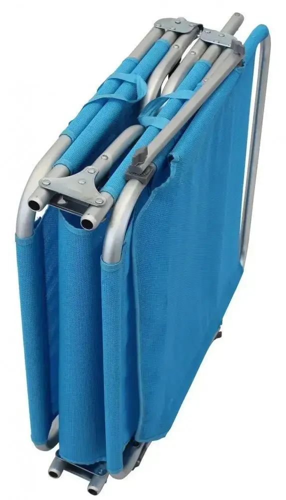 Brandina Sofia Textilene con Tettuccio Azzurro - Dimensioni: cm 190 x 58 x 25 h - Image 6