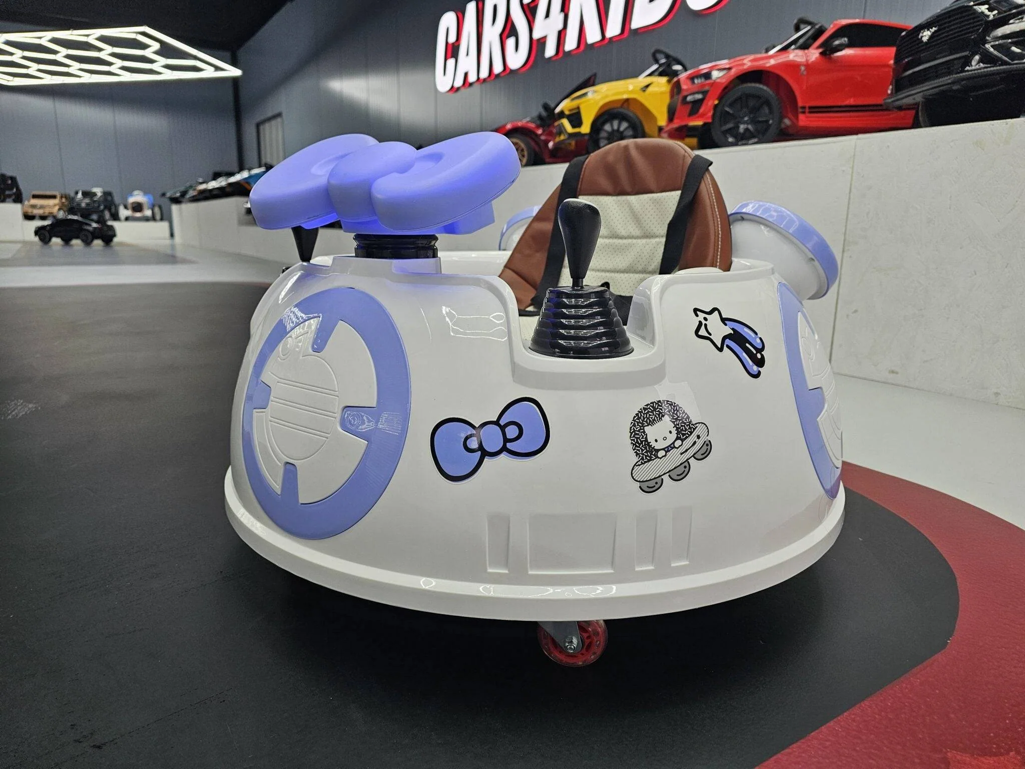 Autoscontro Elettrico per Bambini Hello Kitty 6 V – Bianco