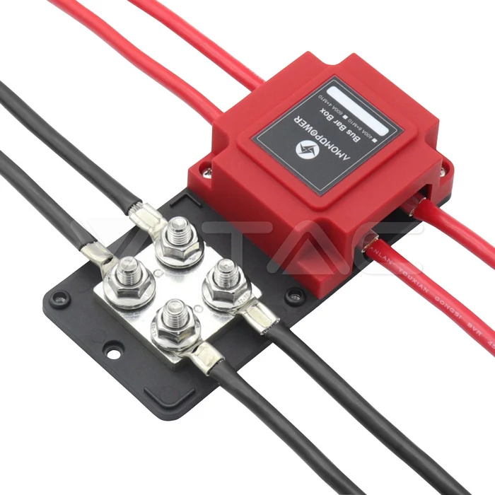 Busbar V-Tac 400A con 4 Terminali M10 per Batterie Bassa Tensione - Image 5