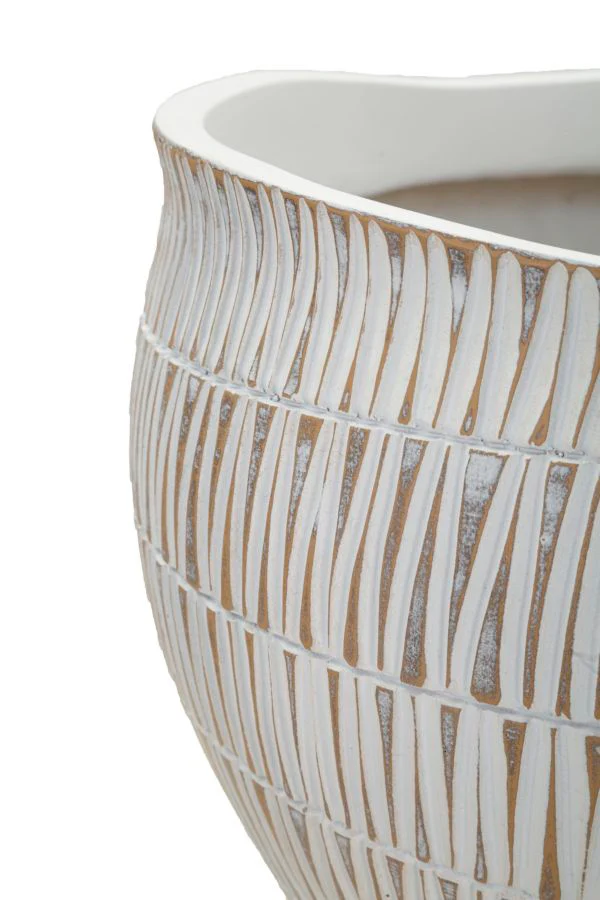 Cachepot Stiky in Resina Ø 30,5 cm - Eleganza Moderna per Ogni Ambiente - Image 2