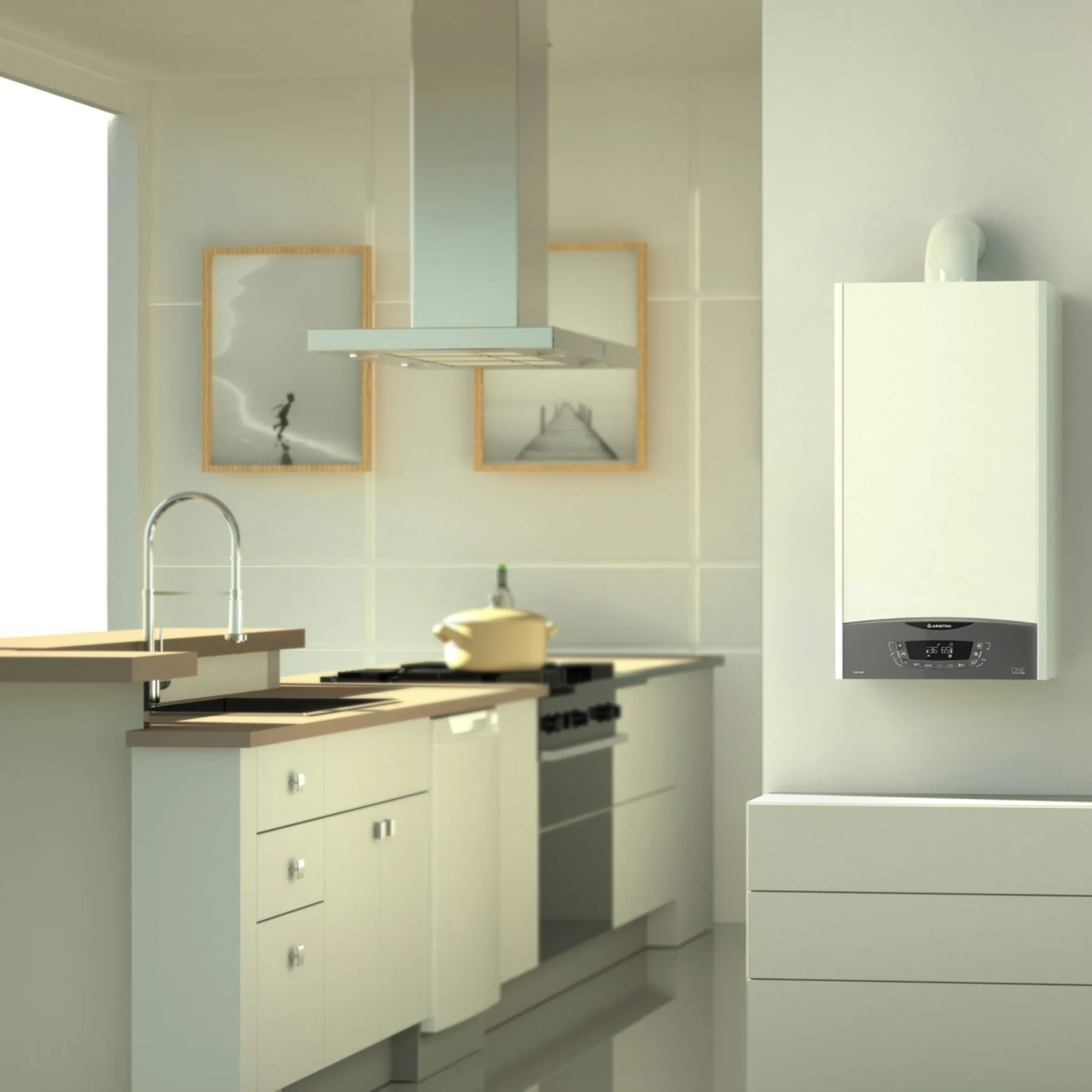 Caldaia Ariston Clas One WiFi a Condensazione - Image 3