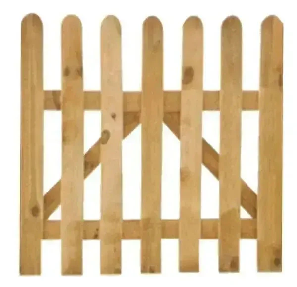 Cancello legno x steccato mt.1x1h