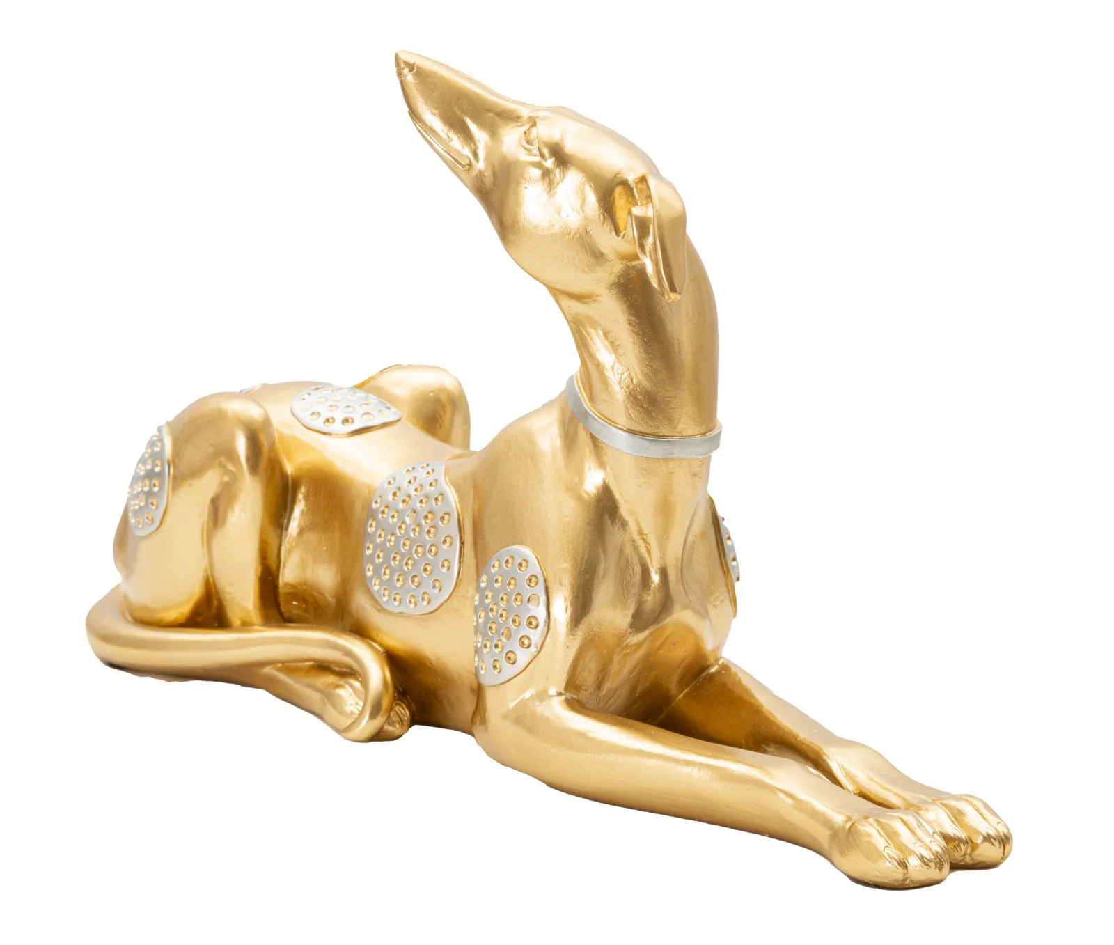 Statua Elegante di Cane Sdraiato 32,2x9,5x18,3 cm - Image 2