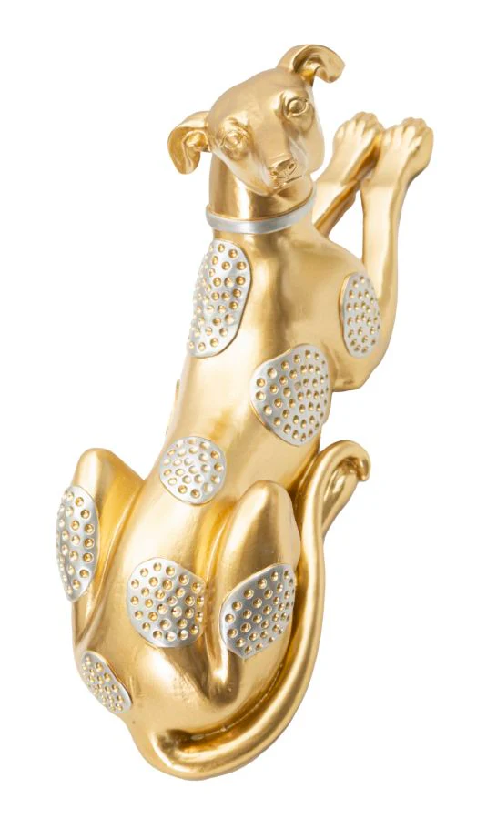 Statua Elegante di Cane Sdraiato 32,2x9,5x18,3 cm - Image 3