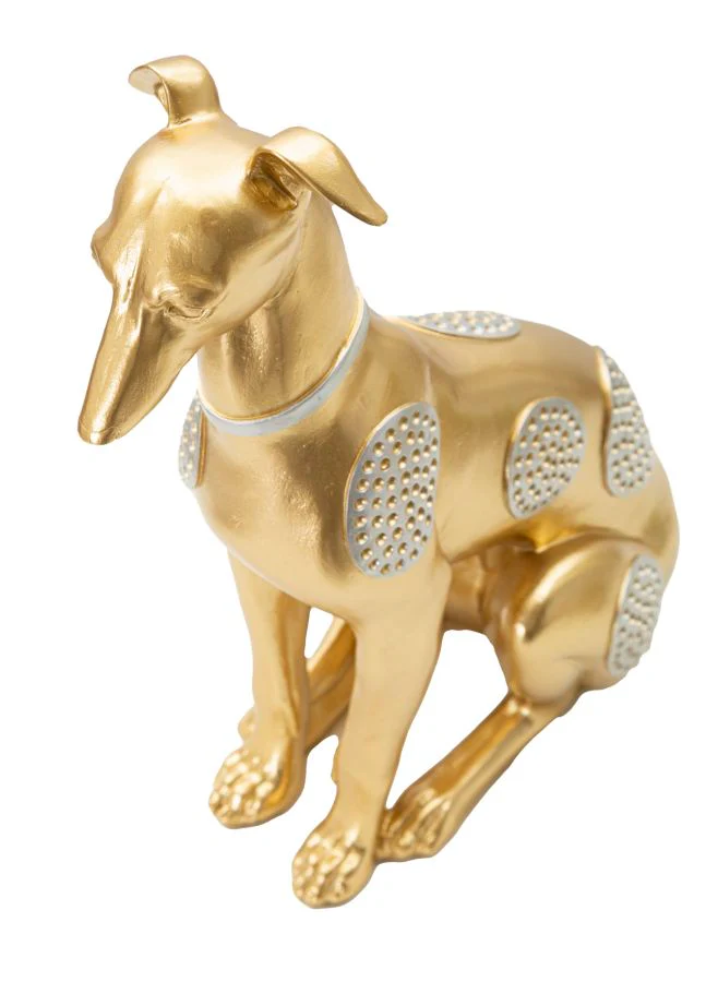 Statua di cane seduto elegante 19,8x10x29 cm - Image 3