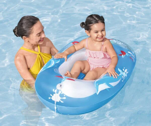 Canottino Gonfiabile Delfino 102x69 cm – Per Bambini 3+ Anni