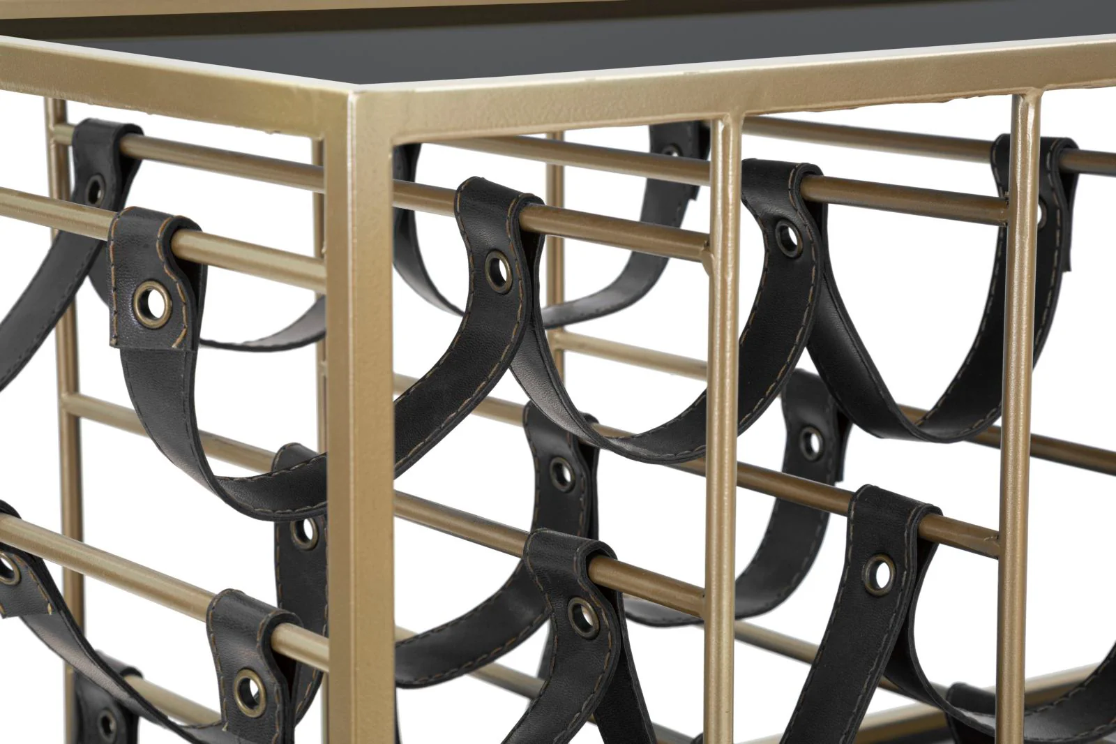 Carrello Elegante Black String 79x39,5x82 cm - Image 5