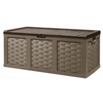Cassapanca in stile rattan XXL