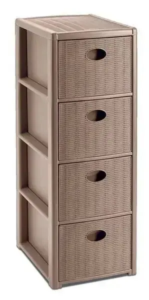 Cassettiera con 4 cassetti 30x40x80 disponibile in tre colori. - Image 2