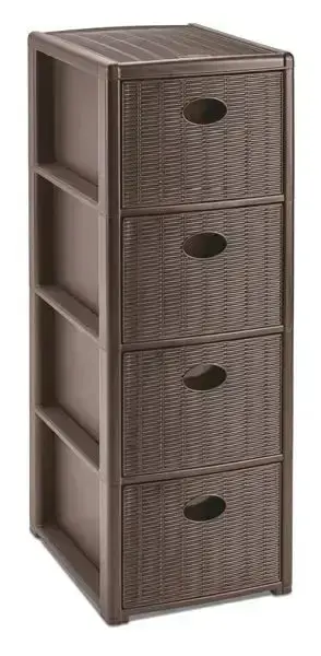 Cassettiera con 4 cassetti 30x40x80 disponibile in tre colori. - Image 3