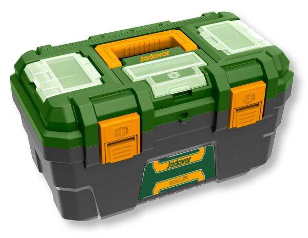 Cassetta Portautensili Jadever 19" in Plastica con Vassoio