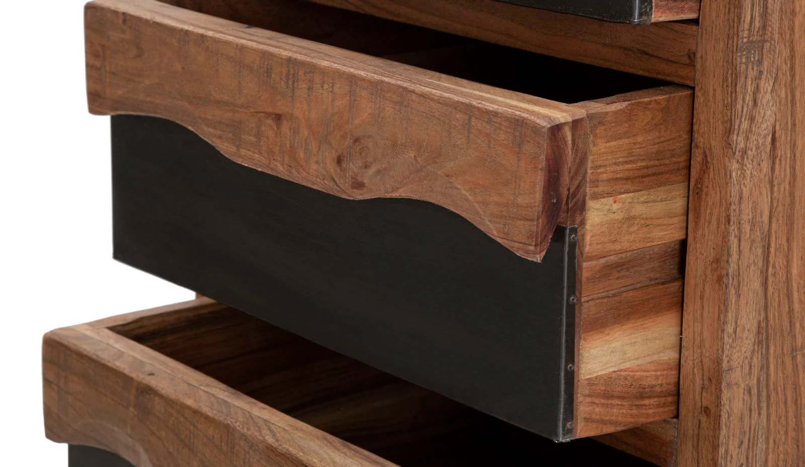 Cassettiera Yellowstone in Legno Massello di Acacia - 4 Cassetti Eleganti - Image 4
