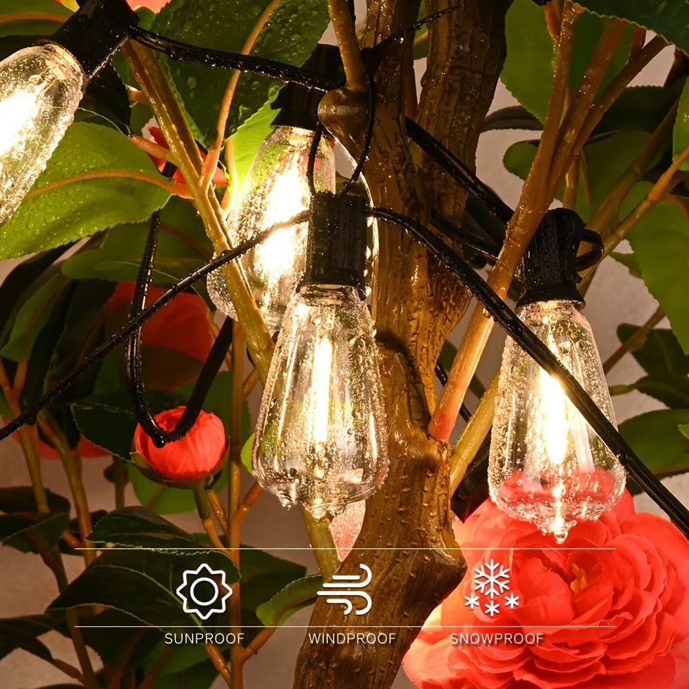 Catena Luminosa LED ST38 30,5 m – Lampadine Edison Dimmerabili Infrangibili per Esterni - Image 6