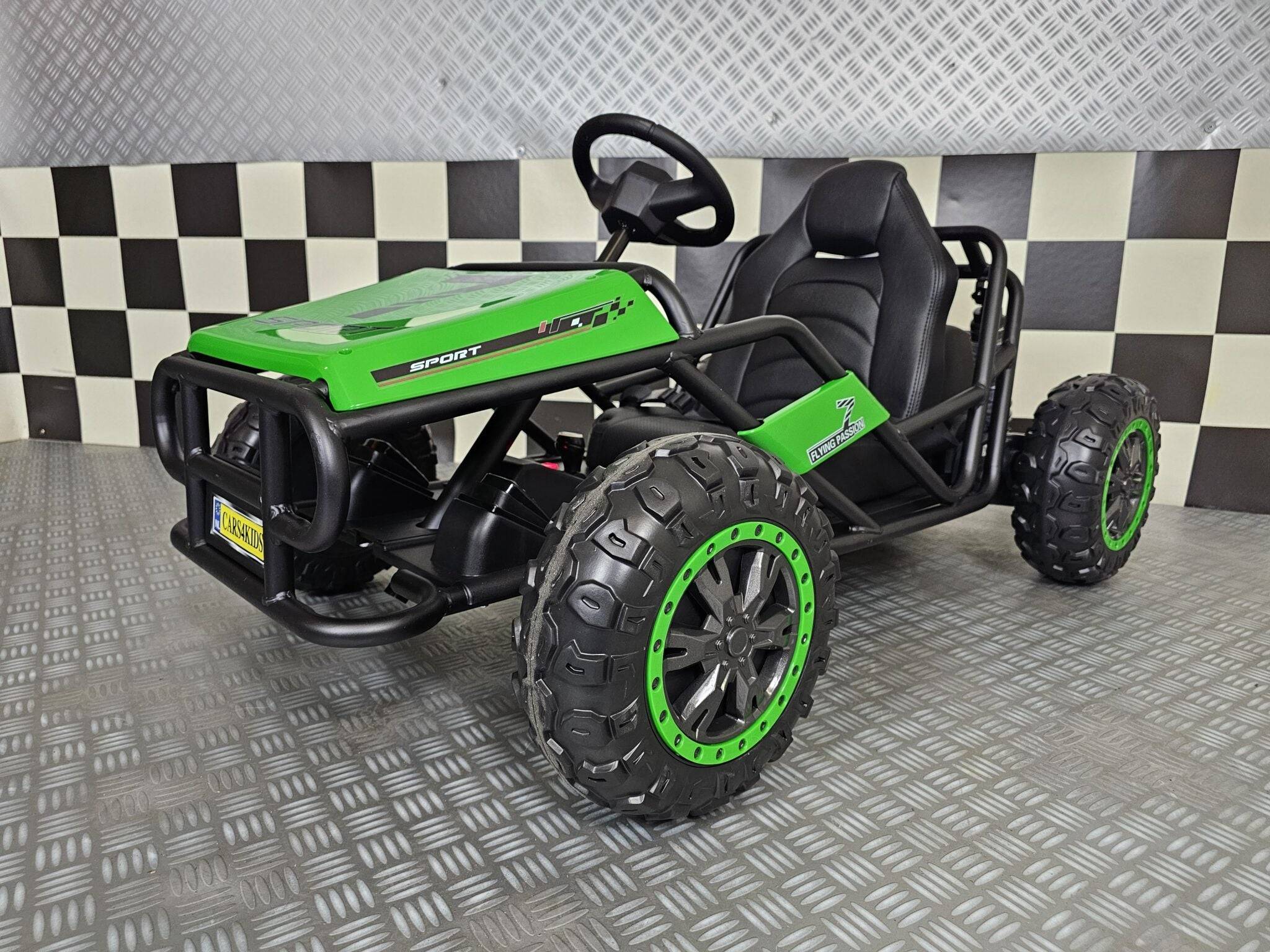 Passeggino Elettrico per Bambini Spark 24 V – Verde - Image 2