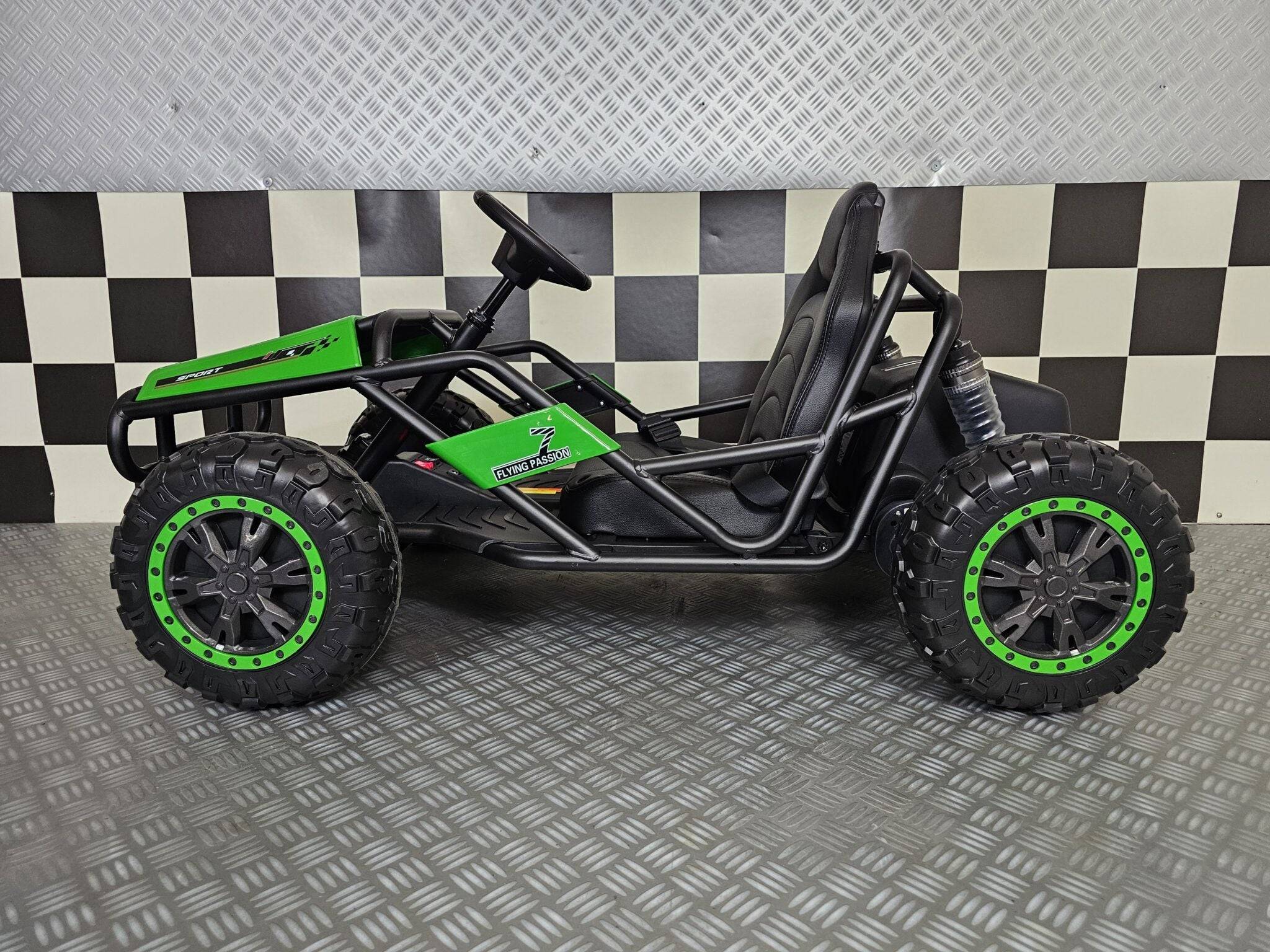 Passeggino Elettrico per Bambini Spark 24 V – Verde - Image 4