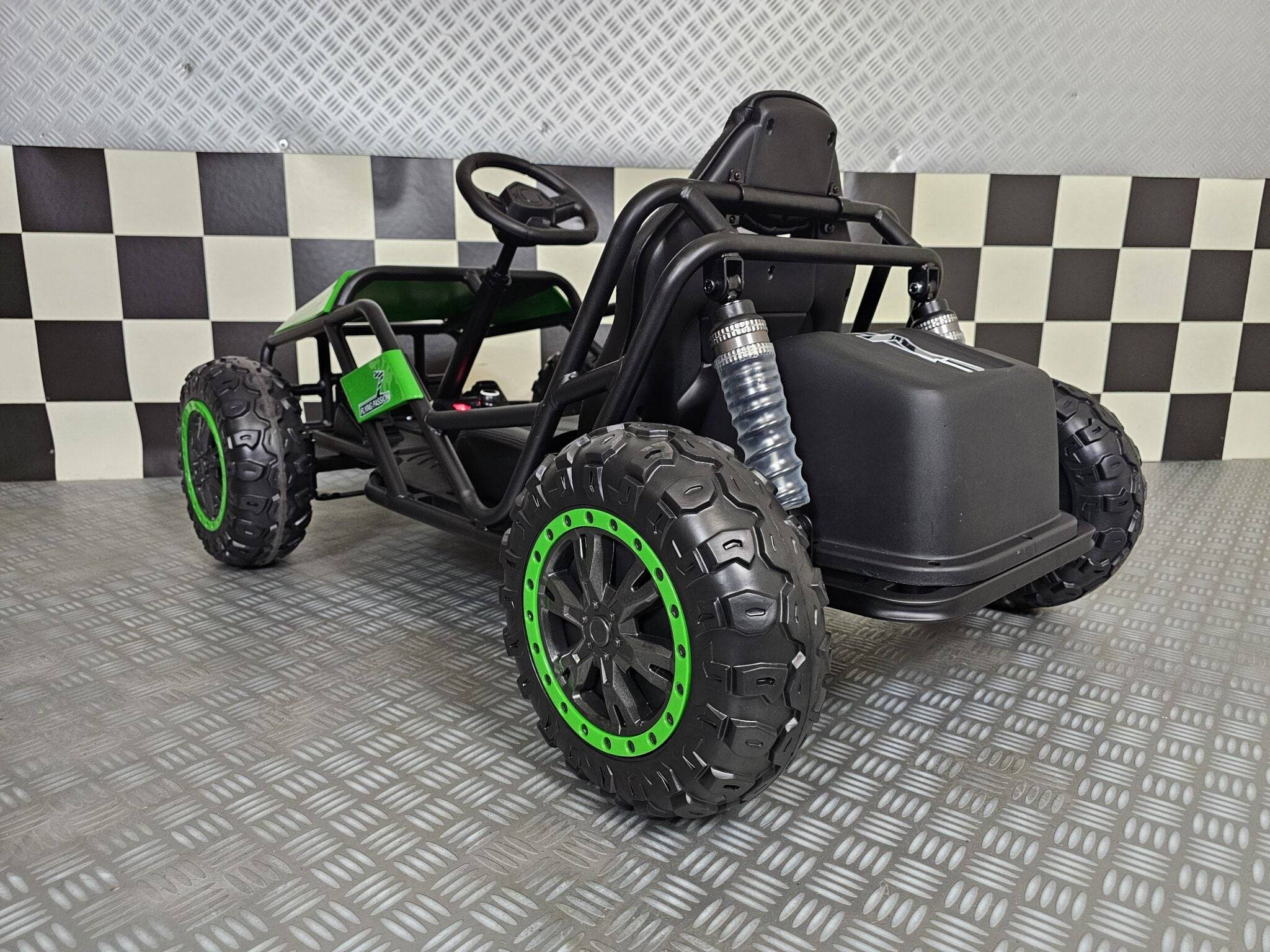 Passeggino Elettrico per Bambini Spark 24 V – Verde - Image 5