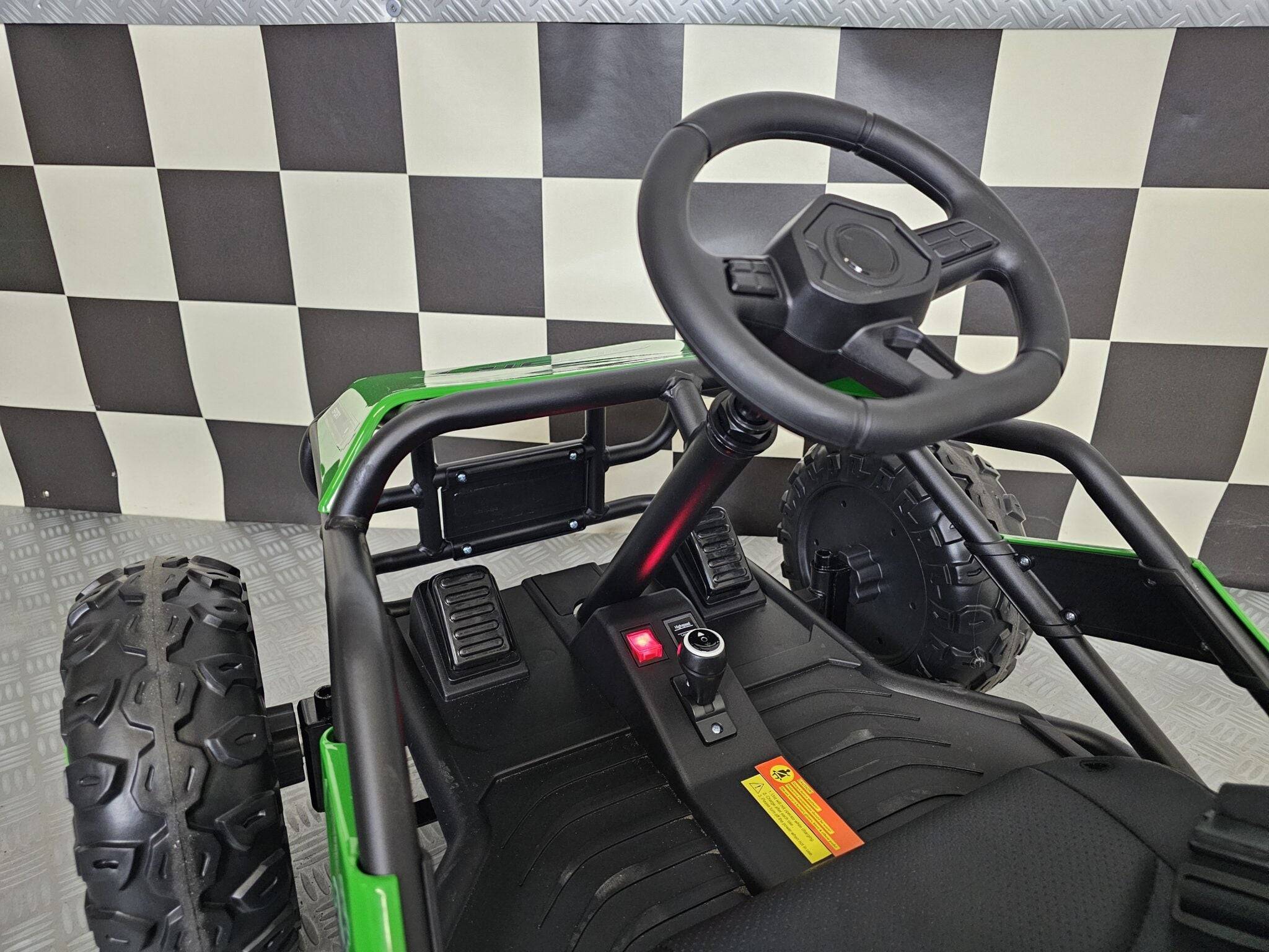 Passeggino Elettrico per Bambini Spark 24 V – Verde - Image 9