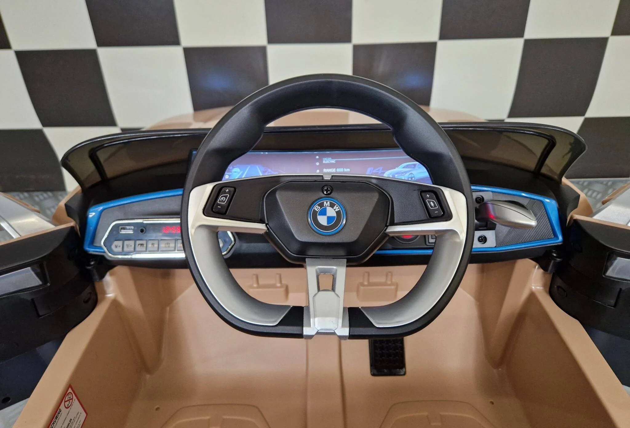 Auto Elettrica per Bambini BMW i4 12 V – Colore Champagne - Image 9