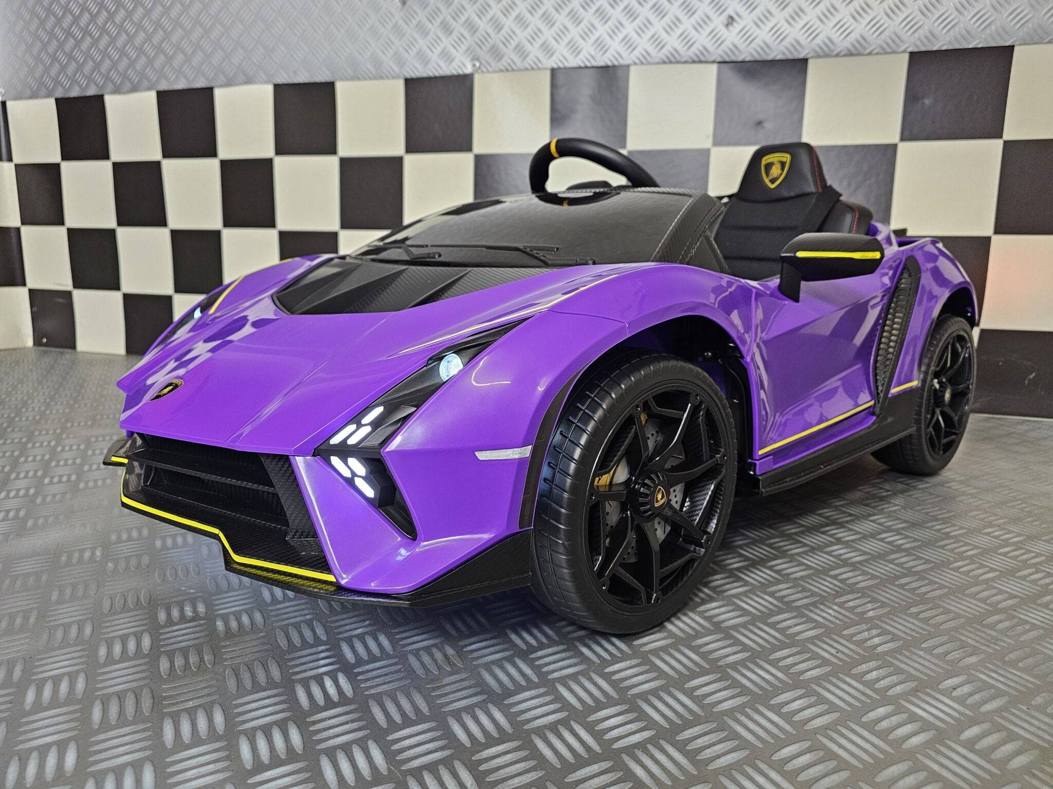 Auto Elettrica per Bambini Lamborghini Auténtica 12 V – Viola - Image 2