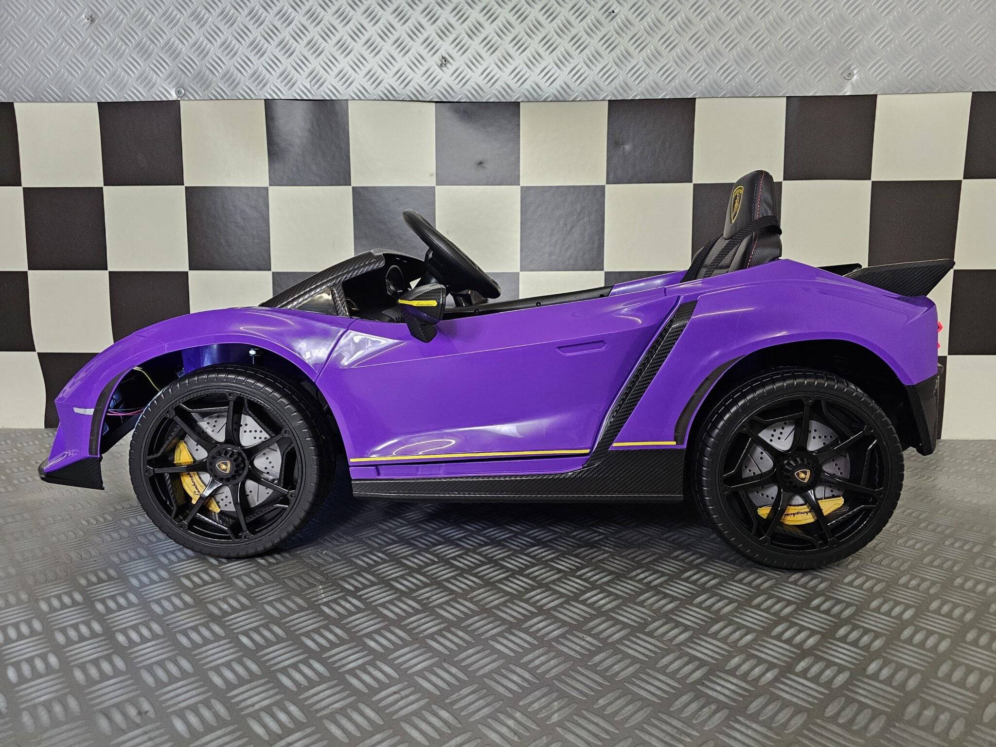 Auto Elettrica per Bambini Lamborghini Auténtica 12 V – Viola - Image 4