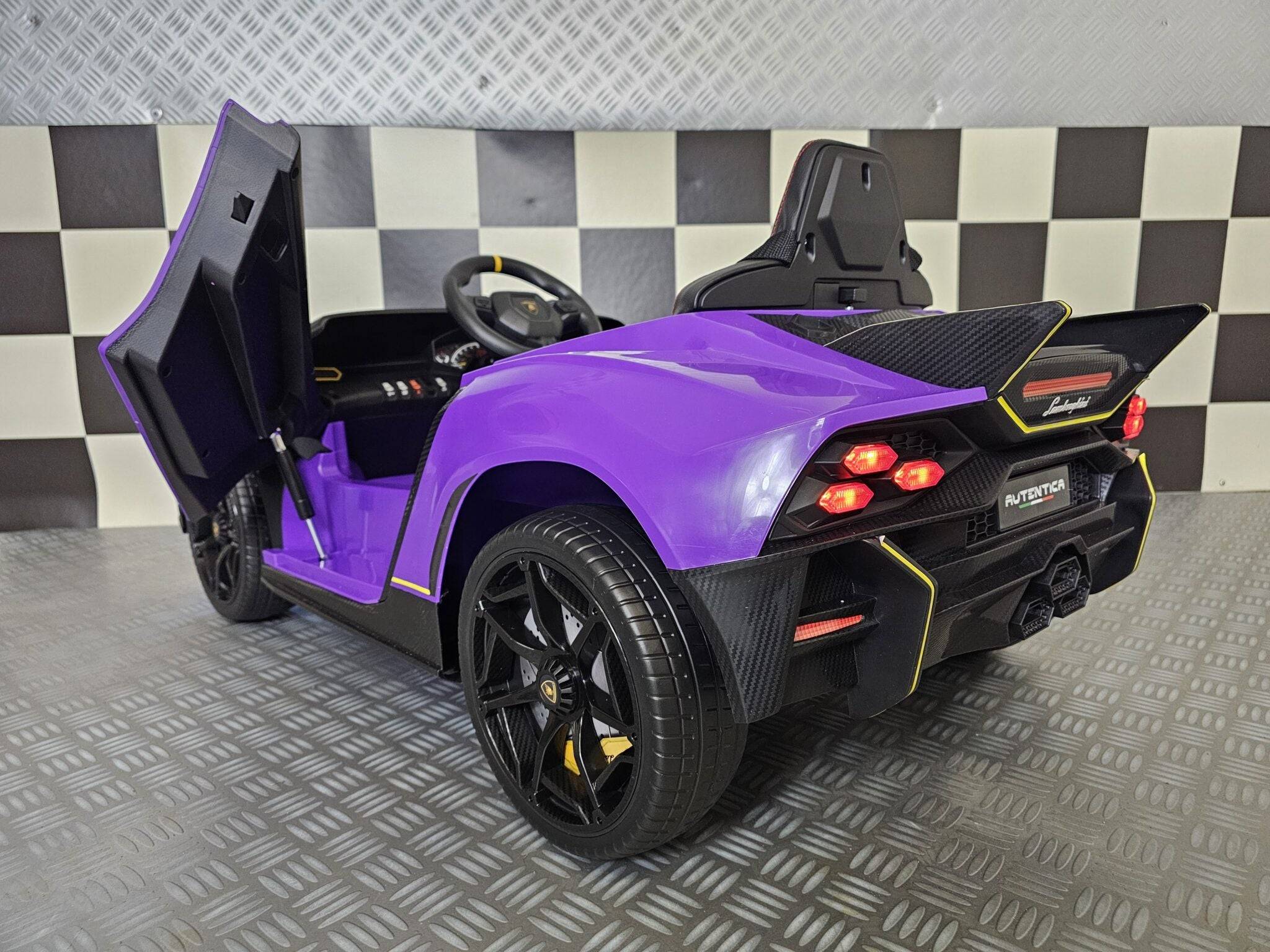 Auto Elettrica per Bambini Lamborghini Auténtica 12 V – Viola - Image 5