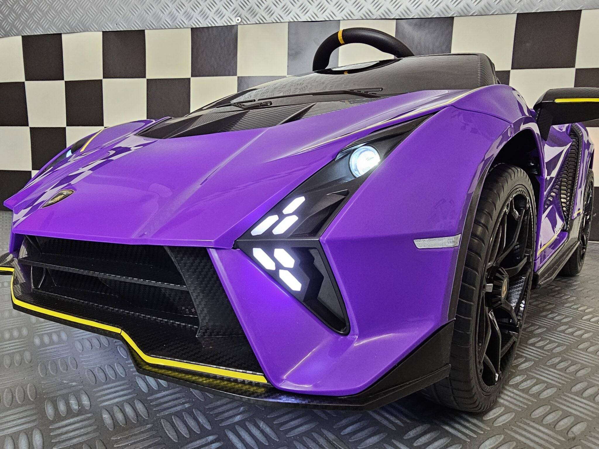 Auto Elettrica per Bambini Lamborghini Auténtica 12 V – Viola - Image 7