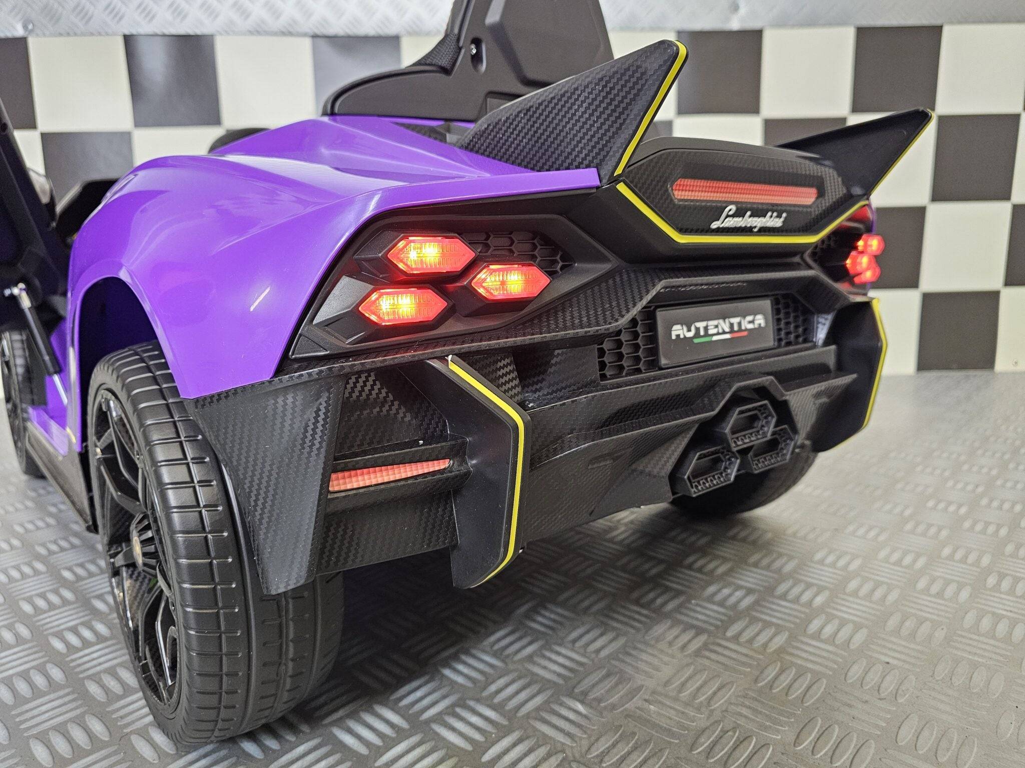 Auto Elettrica per Bambini Lamborghini Auténtica 12 V – Viola - Image 8