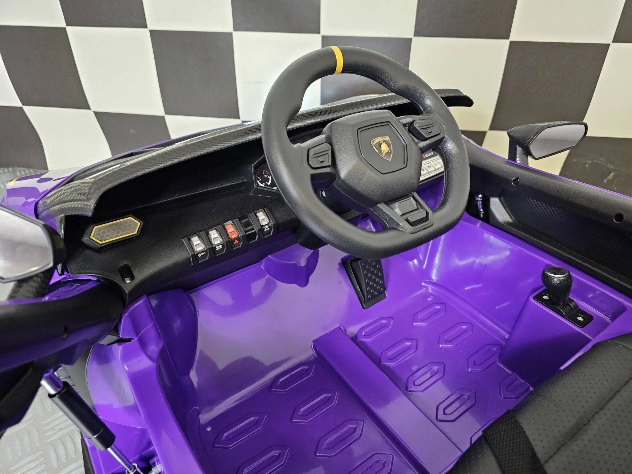 Auto Elettrica per Bambini Lamborghini Auténtica 12 V – Viola - Image 9
