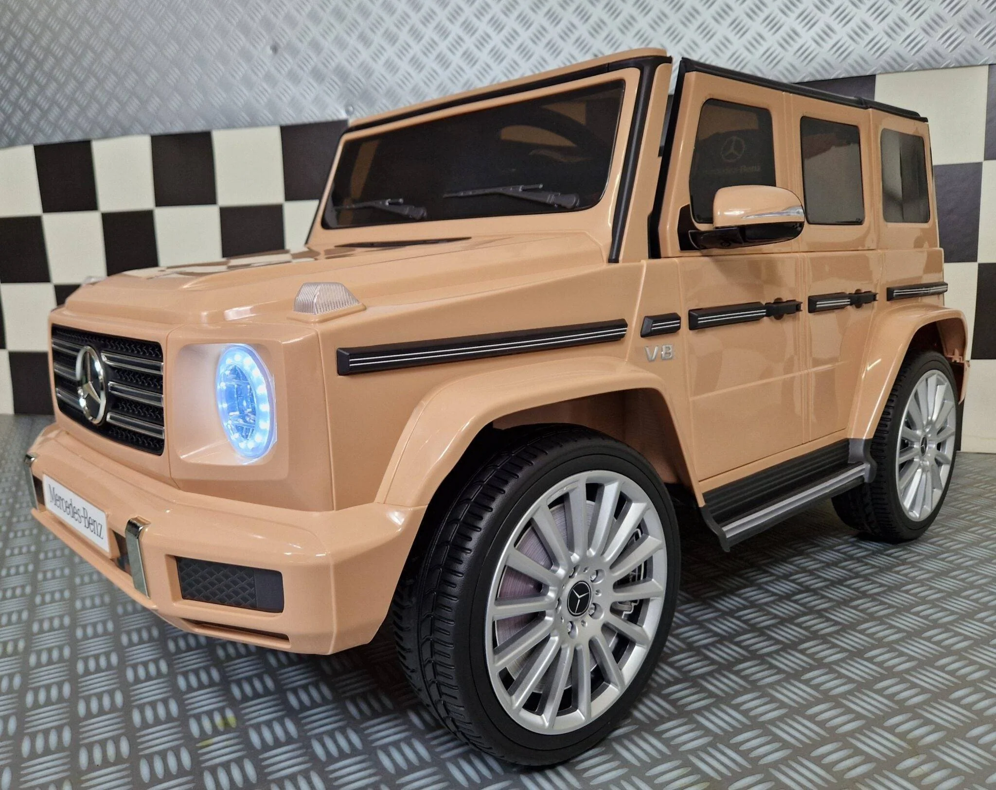 Auto Elettrica per Bambini Mercedes G500 12 V – Colore Sabbia - Image 2