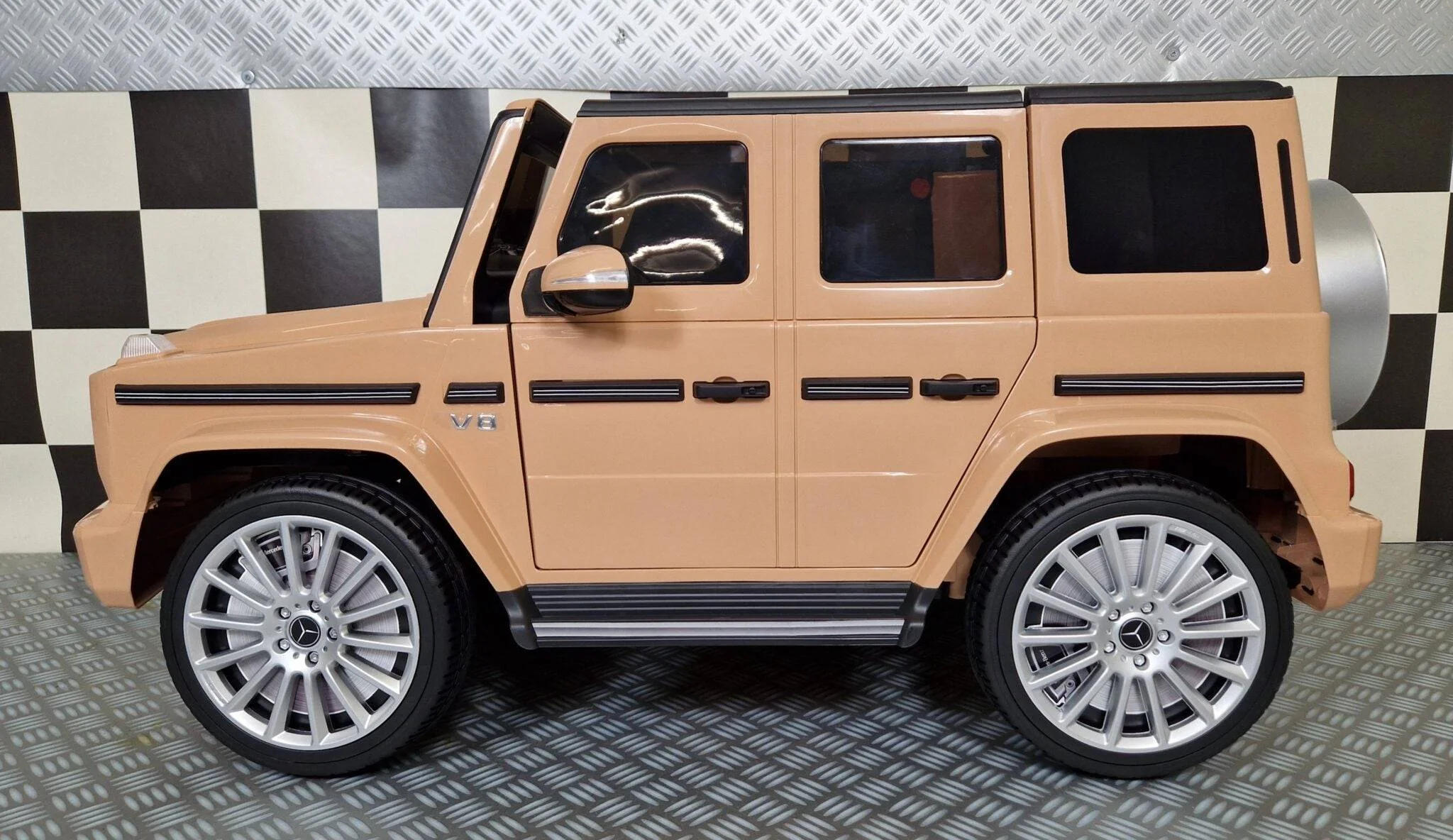 Auto Elettrica per Bambini Mercedes G500 12 V – Colore Sabbia - Image 4