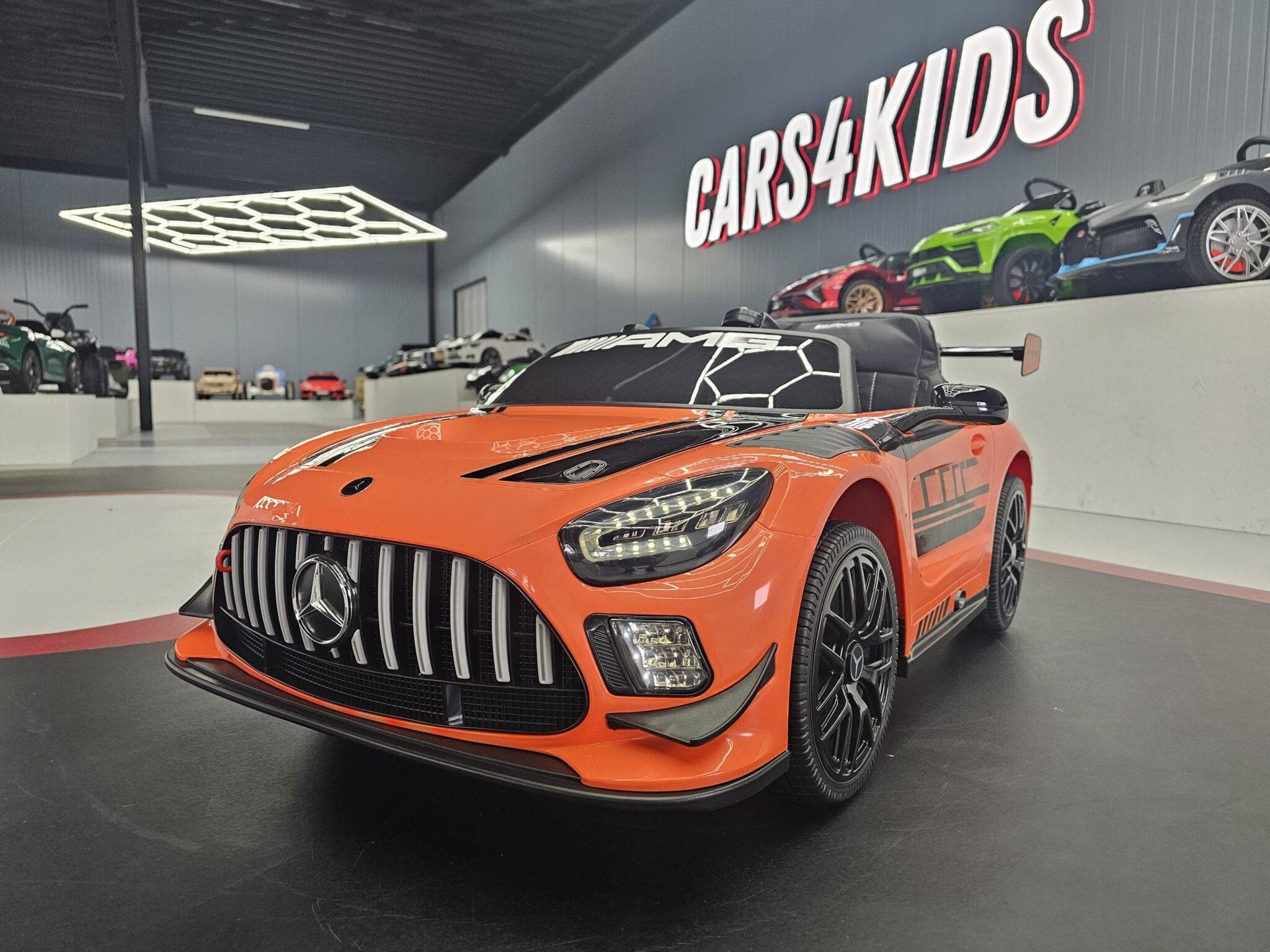 Auto Elettrica per Bambini Mercedes GT3 AMG 12 V – Arancione