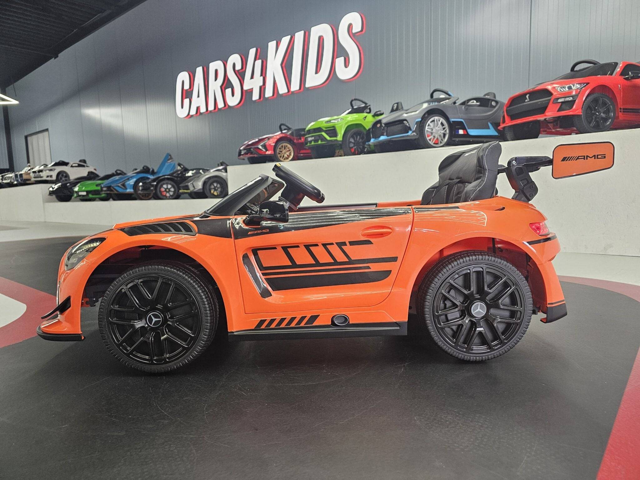 Auto Elettrica per Bambini Mercedes GT3 AMG 12 V – Arancione - Image 3