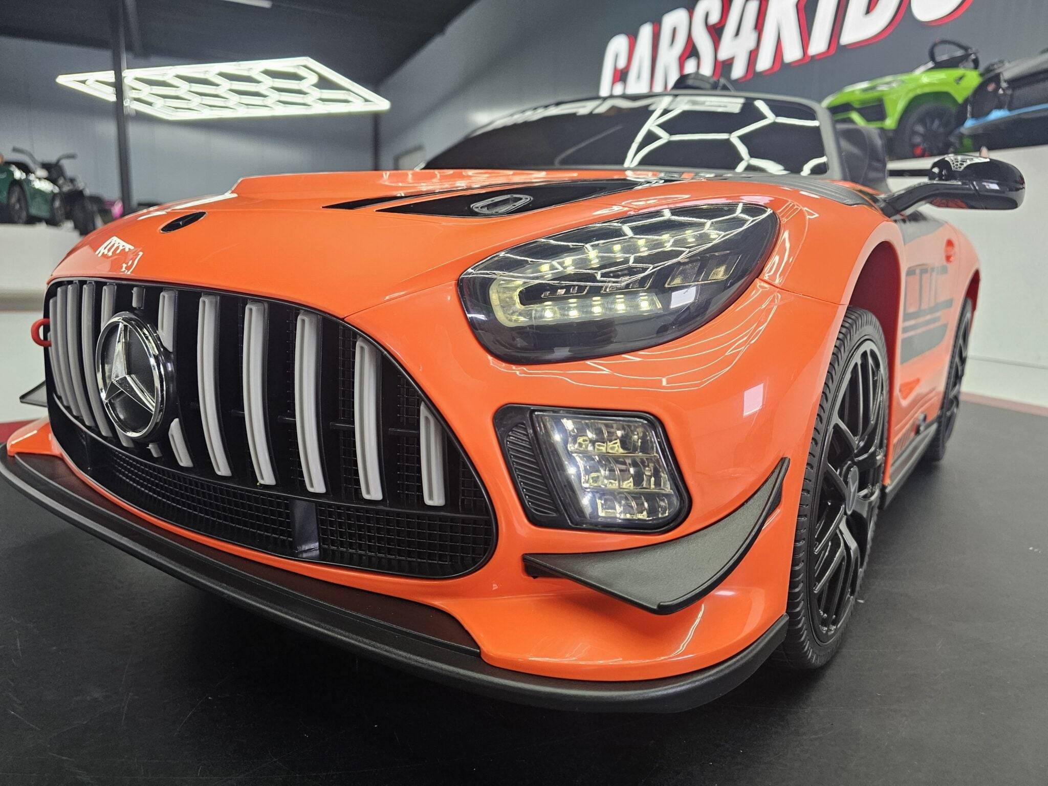 Auto Elettrica per Bambini Mercedes GT3 AMG 12 V – Arancione - Image 6