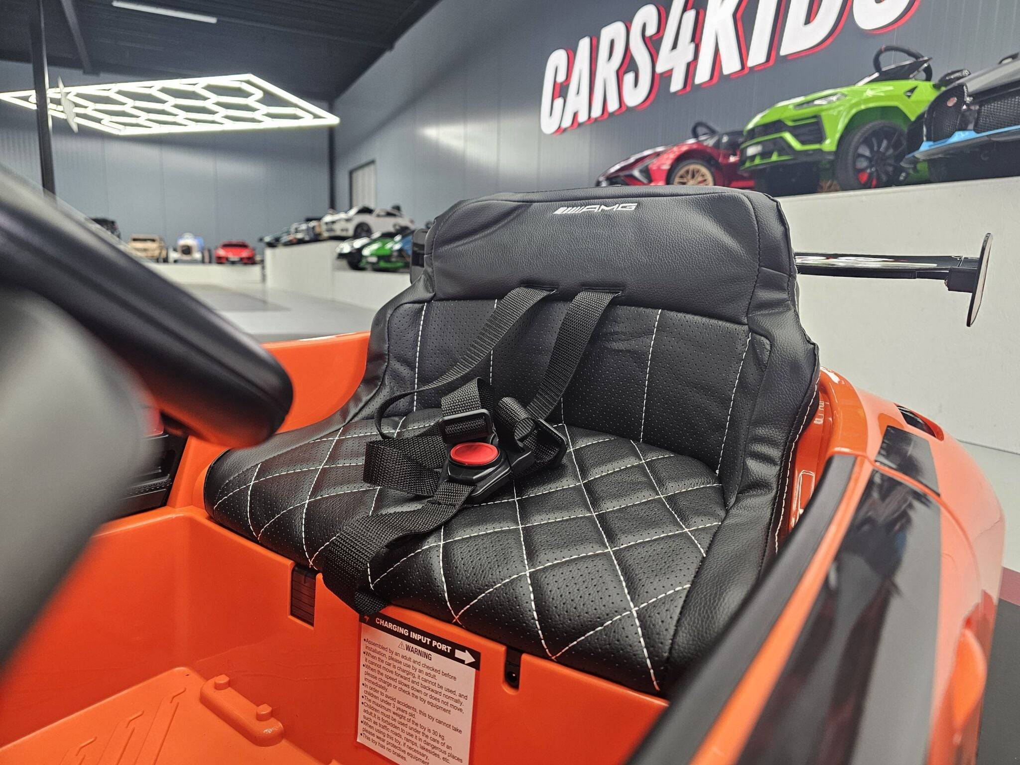 Auto Elettrica per Bambini Mercedes GT3 AMG 12 V – Arancione - Image 9